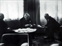 1937 - II. Türk Tarih Kongresi’nin toplandığı Dolmabahçe Sarayı’nda yeni Başbakan Mahmut Celâl Bayar’la çalışırken