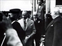 1937 – Doğu gezisinde Atatürk, Başakan Bayar, İçişleri Bakanı Şükrü Kaya ve Ulaştırma Bakanı Ali Çetinkaya’nın Malatya’da karşılanışı